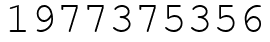 Число 1977375356.