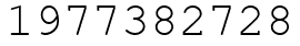 Число 1977382728.