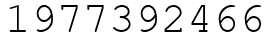 Число 1977392466.