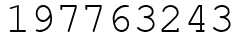 Число 197763243.