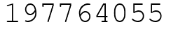 Число 197764055.
