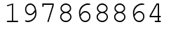 Число 197868864.