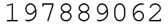 Число 197889062.