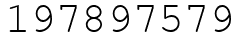 Число 197897579.