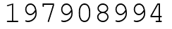 Число 197908994.