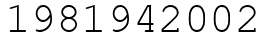 Число 1981942002.