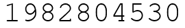 Число 1982804530.
