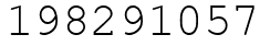 Число 198291057.