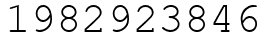 Число 1982923846.