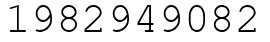 Число 1982949082.