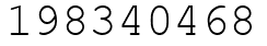 Число 198340468.