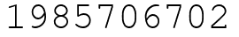 Число 1985706702.