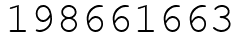 Число 198661663.