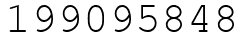 Число 199095848.