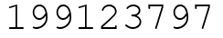Число 199123797.