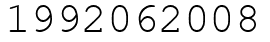 Число 1992062008.