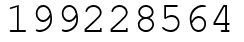 Число 199228564.