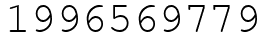 Число 1996569779.