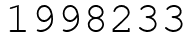Число 1998233.