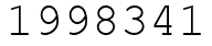 Число 1998341.