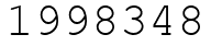 Число 1998348.
