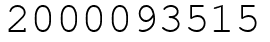 Число 2000093515.