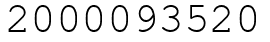 Число 2000093520.