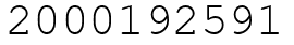 Число 2000192591.