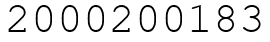 Число 2000200183.