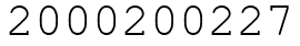 Число 2000200227.