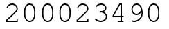 Число 200023490.