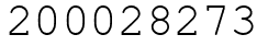 Число 200028273.
