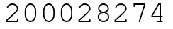 Число 200028274.