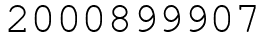 Число 2000899907.