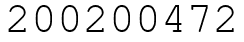 Число 200200472.