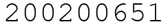 Число 200200651.