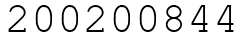 Число 200200844.