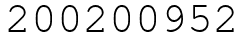 Число 200200952.