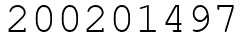 Число 200201497.