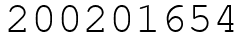 Число 200201654.