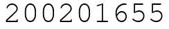 Число 200201655.