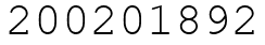 Число 200201892.