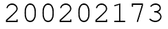 Число 200202173.