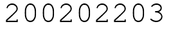 Число 200202203.