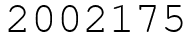 Число 2002175.