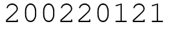 Число 200220121.