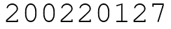 Число 200220127.
