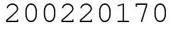 Число 200220170.