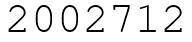 Число 2002712.