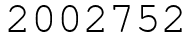 Число 2002752.